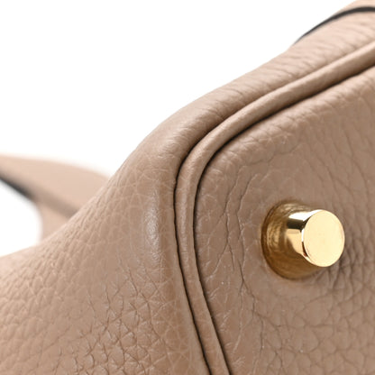 Hermes Taurillon Maurice Picotin Lock 18 PM Beige De Weimar 11 of 13