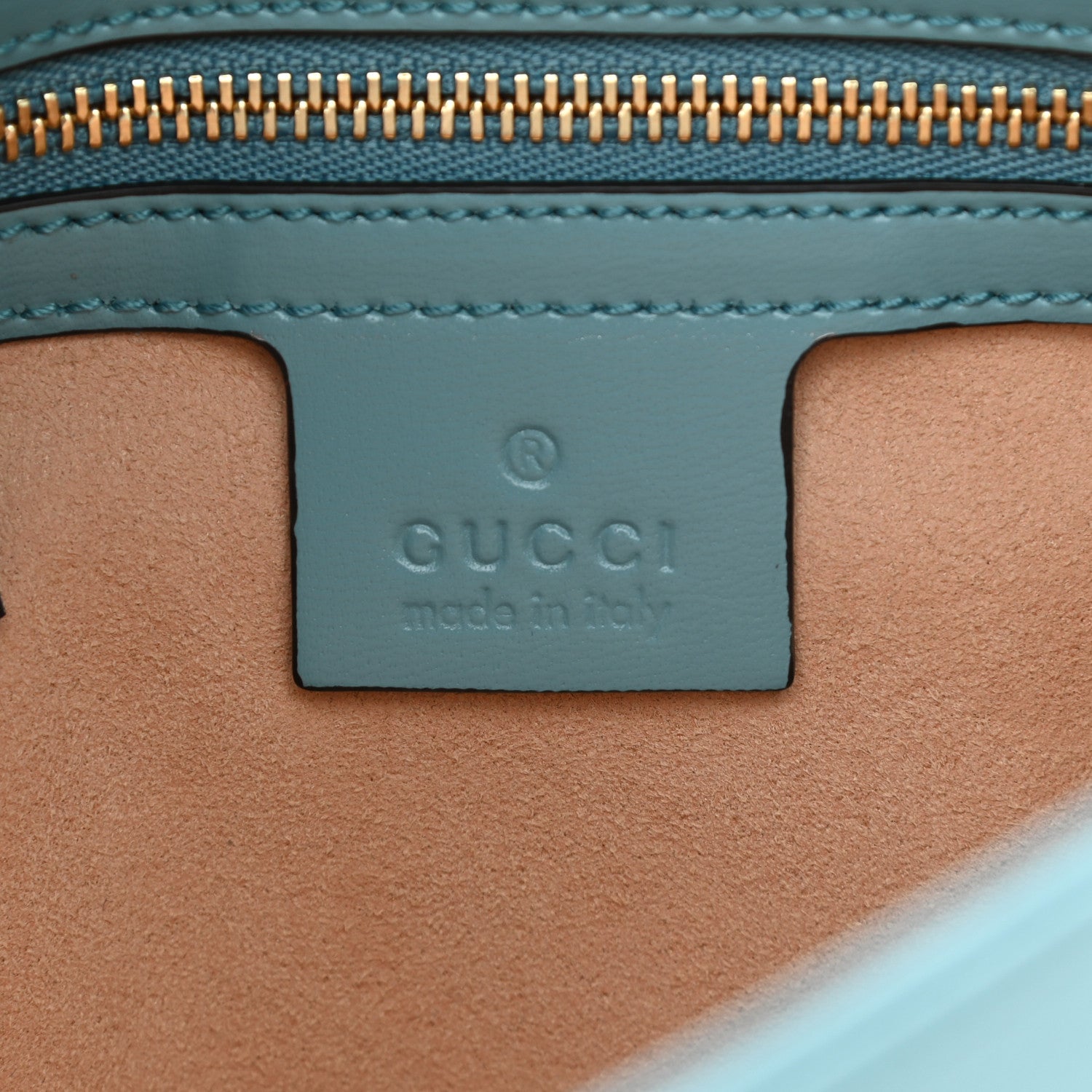 Gucci Boarded Dyana Lux Calfskin Small Jackie 1961 Hobo Dusty Azure 6 of 10
