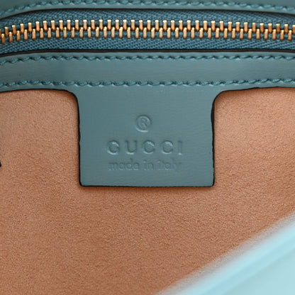 Gucci Boarded Dyana Lux Calfskin Small Jackie 1961 Hobo Dusty Azure 6 of 10