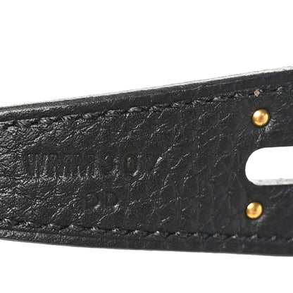 Hermes Taurillon Clemence Lindy 26 Black 6 of 11