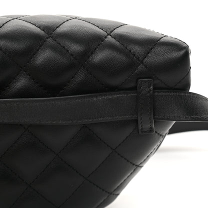 Chanel Lambskin Quilted Waist Belt Bag Black 14 of 14