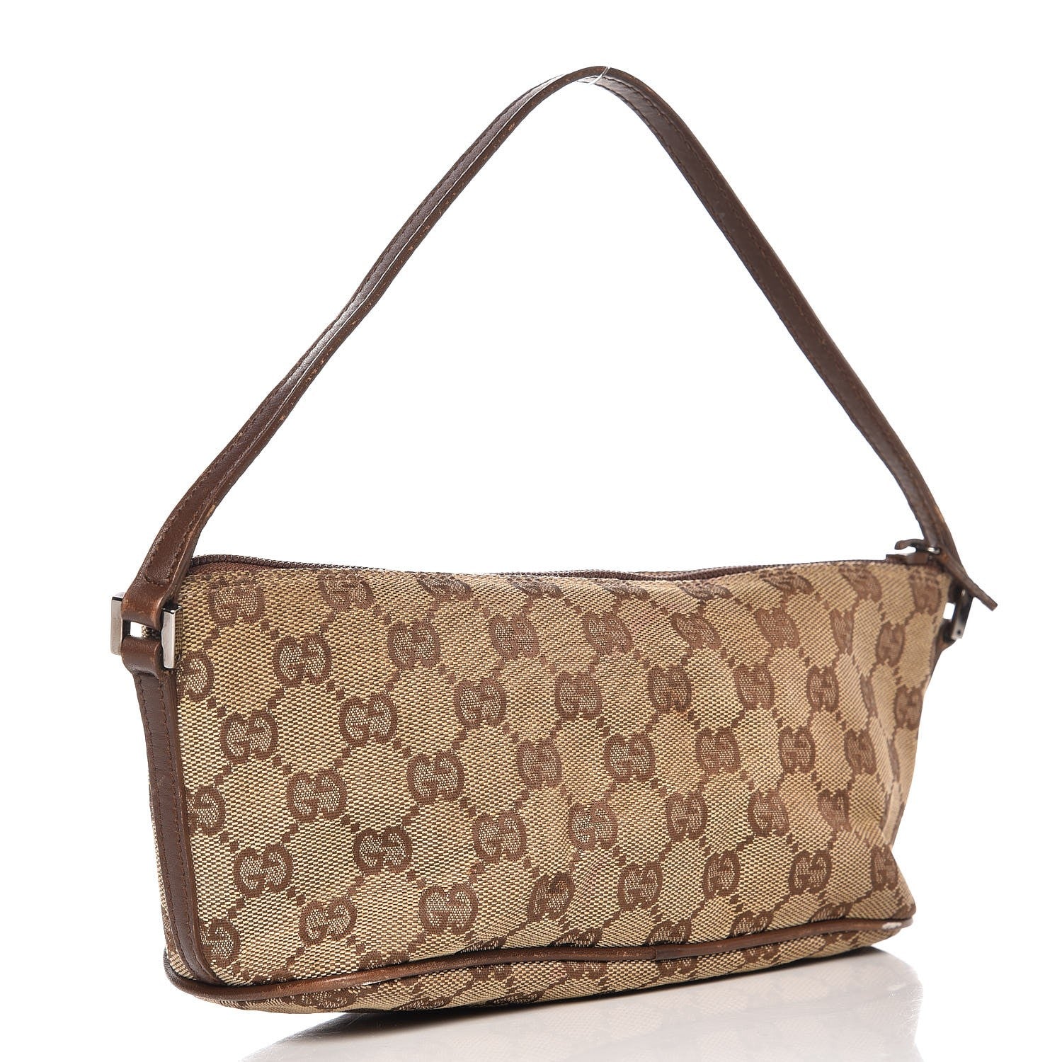Gucci Monogram Boat Pochette Brown 3 of 11