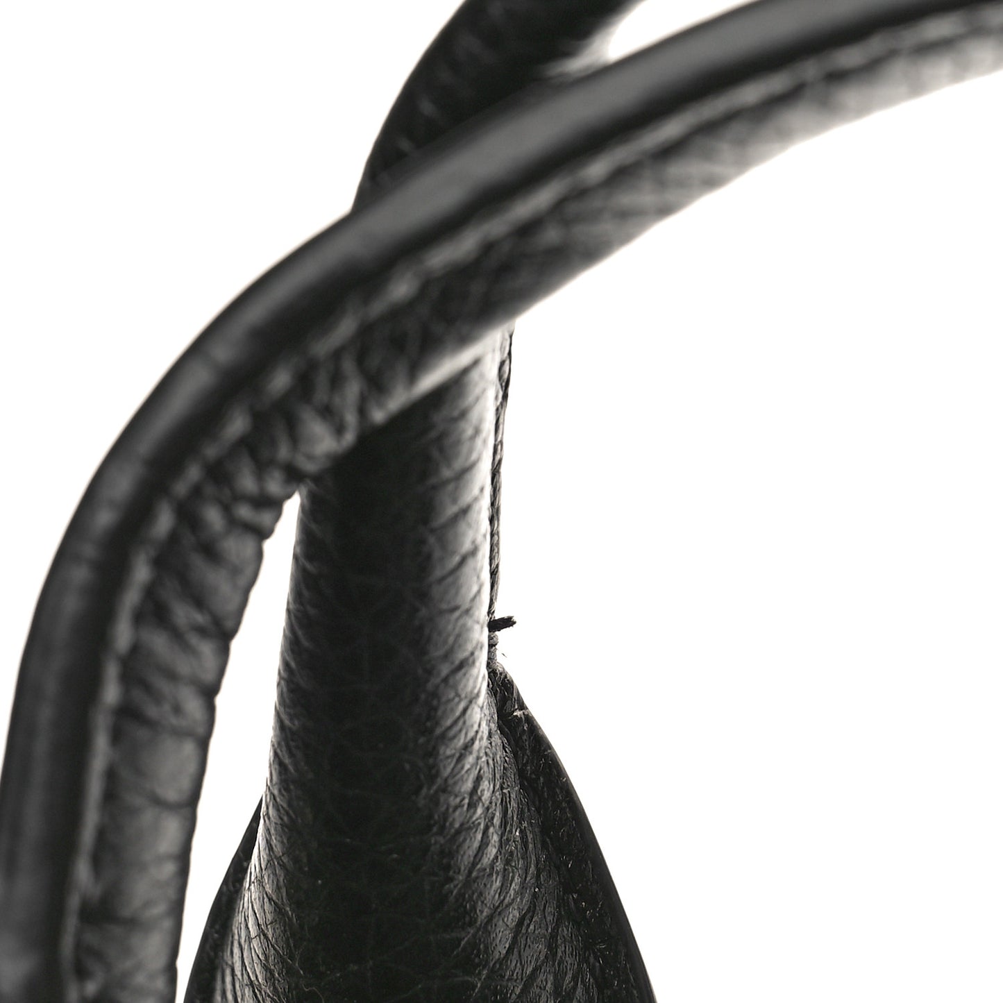 Grained Calfskin Small The Tote Bag Black