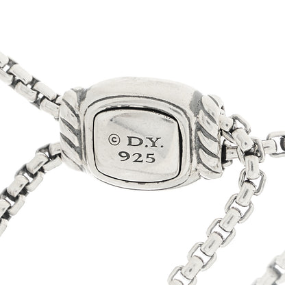 David Yurman Sterling Silver Diamond Stax Pendant Necklace 5 of 5