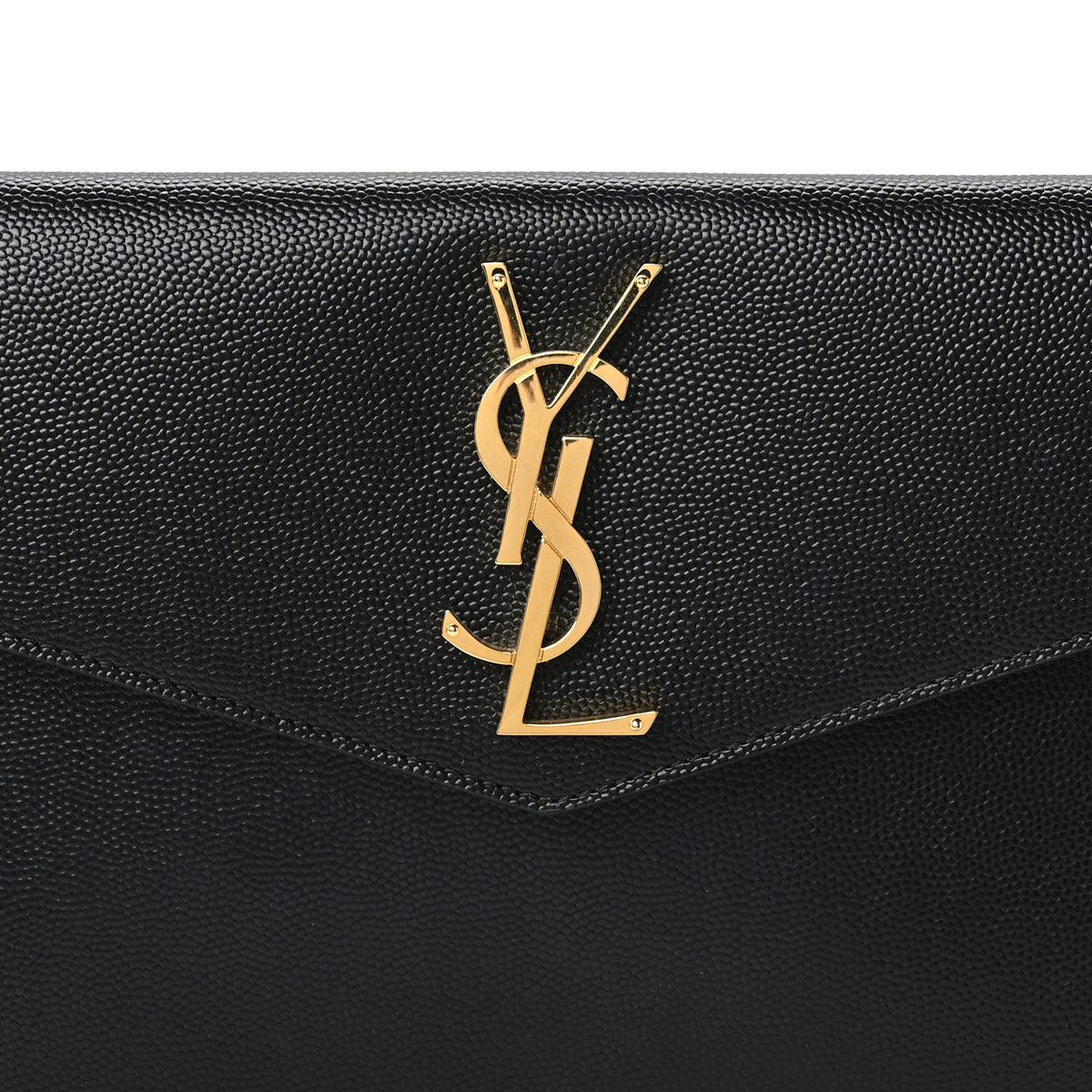 Saint Laurent Grain De Poudre Uptown Pouch Black 8 of 8