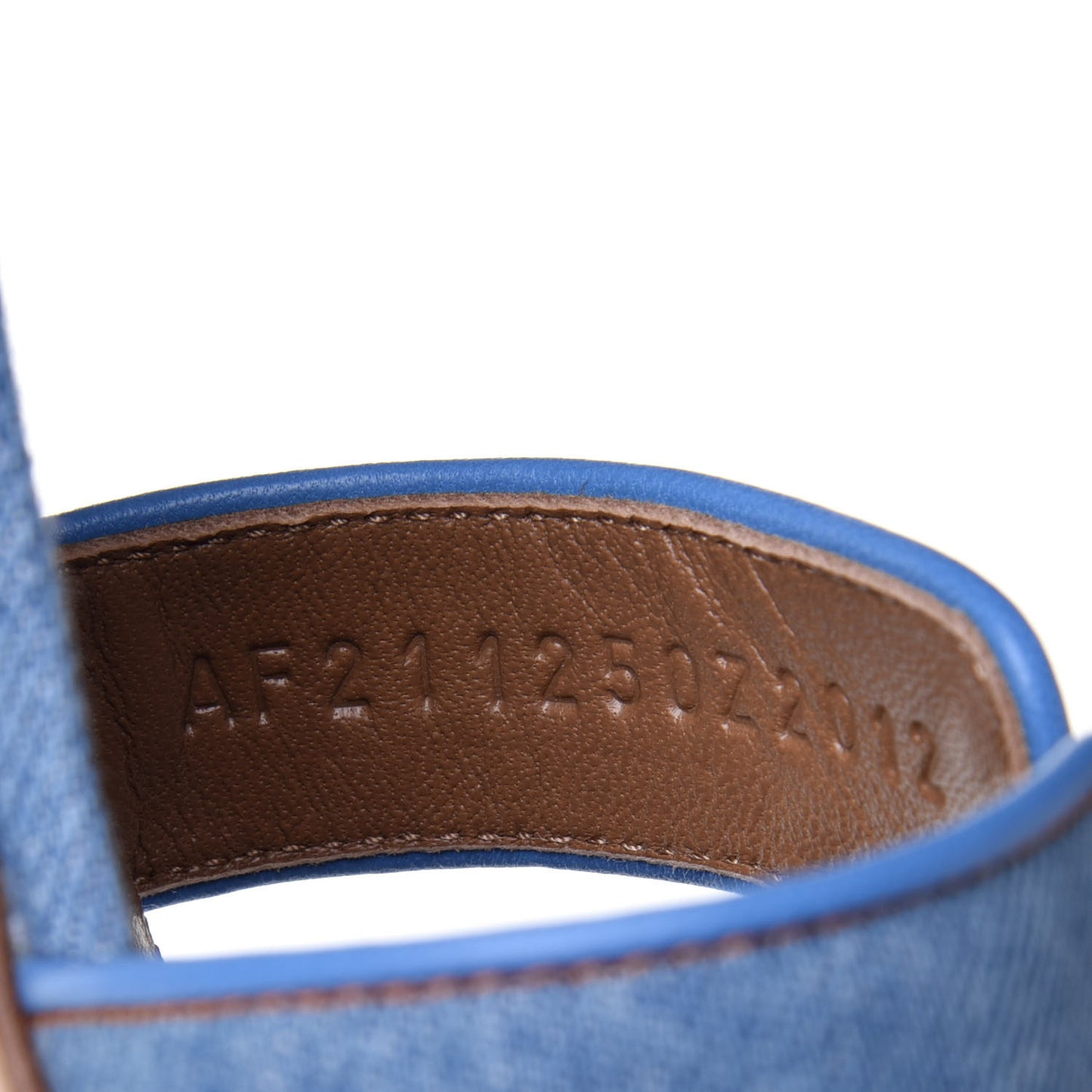 Denim Oasis Sandals 36 Bleu Clair
