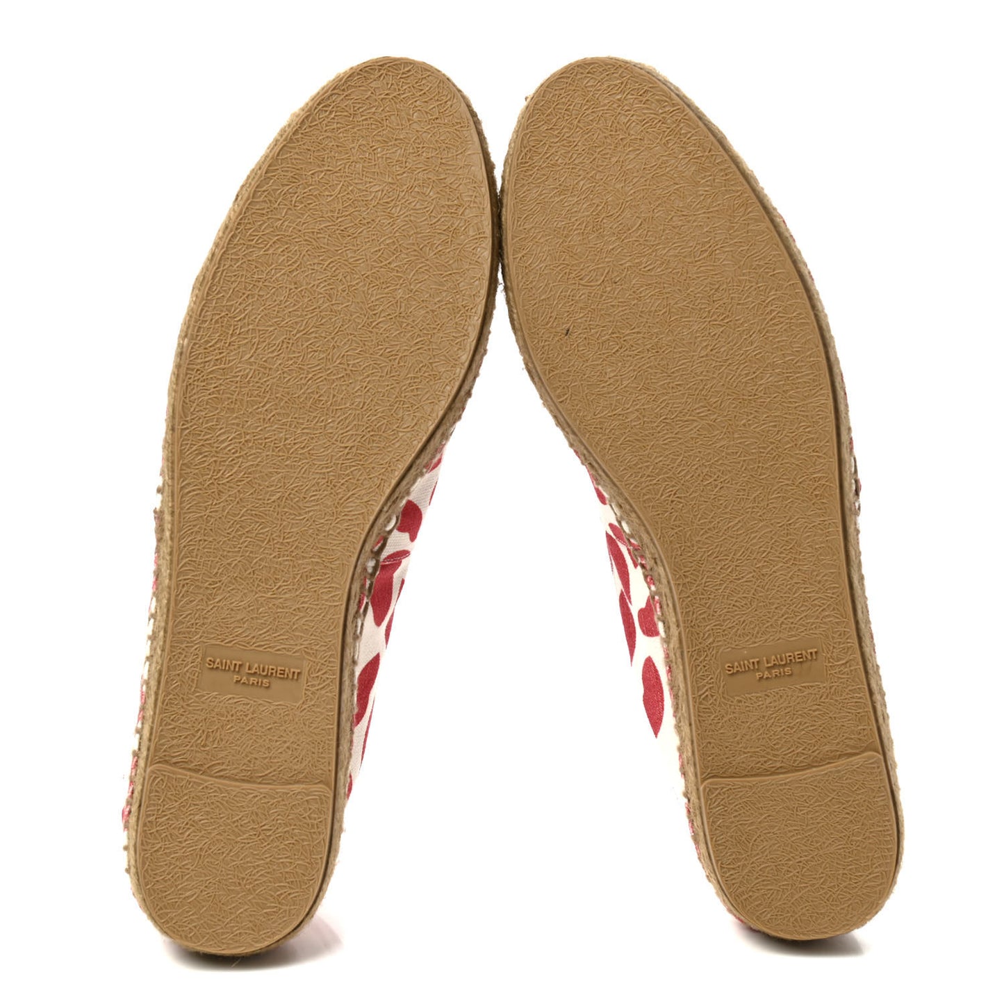 Lip Print Canvas Espadrilles 39 Bianco Rosso Black
