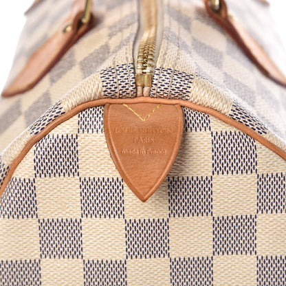 Louis Vuitton Damier Azur Speedy 30 6 of 19