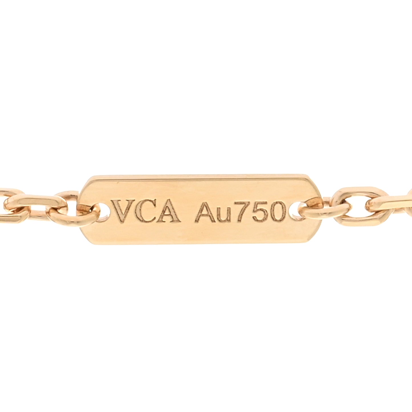 18K Yellow Gold Trace Chain 70cm