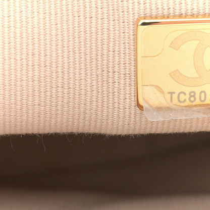 Chanel Shiny Caviar Quilted Small Chain Melody Flap White 7 of 11