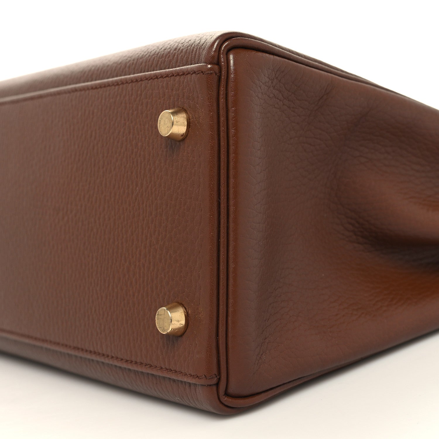 Hermes Taurillon Clemence Kelly Retourne 32 Noisette 10 of 10