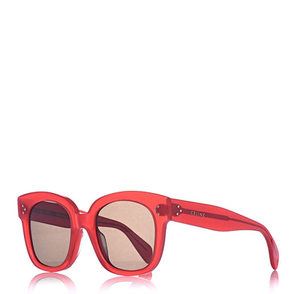 Celine Square Sunglasses CL40002U Milky Red 1 of 6