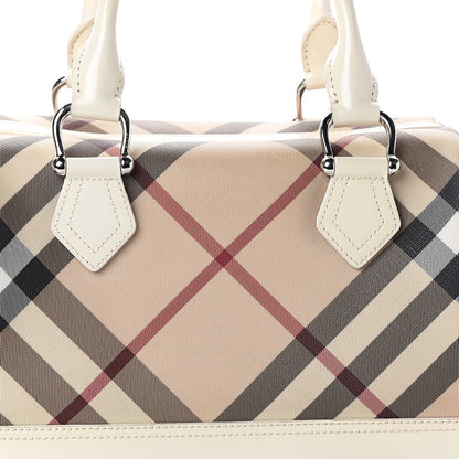 Burberry Nova Check Bowling Bag White 6 of 8