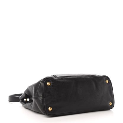 Miu Miu Vitello Daino Shoulder Bag Black 4 of 11