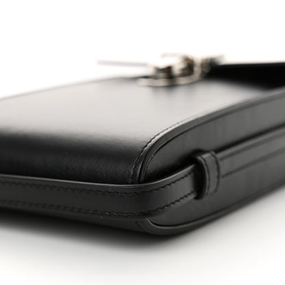 Saint Laurent Calfskin Phone Holder Crossbody Black 9 of 11