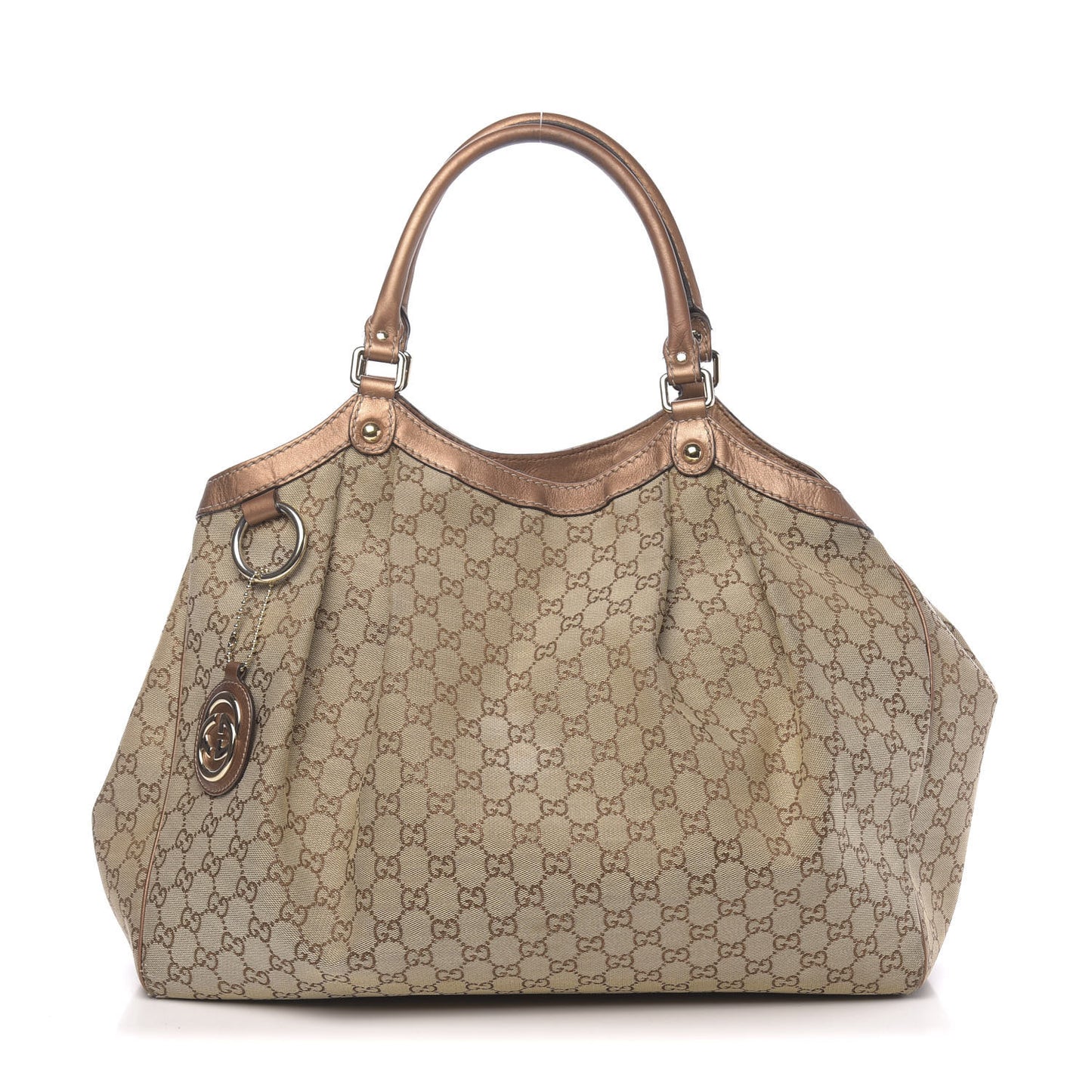 Monogram Large Sukey Tote Bronze