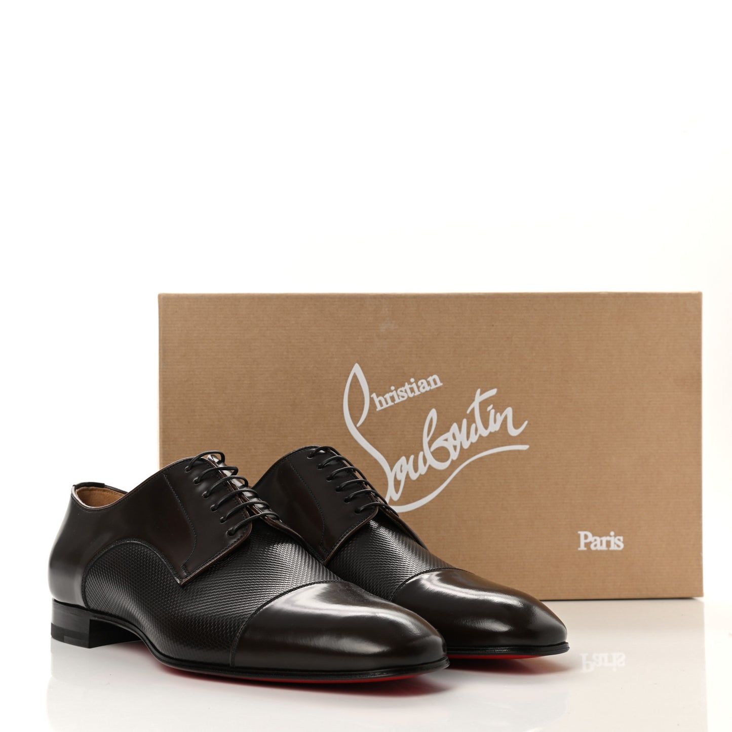 Calfskin Shadow Wash Mens Top Daviol Flat 41 Havane