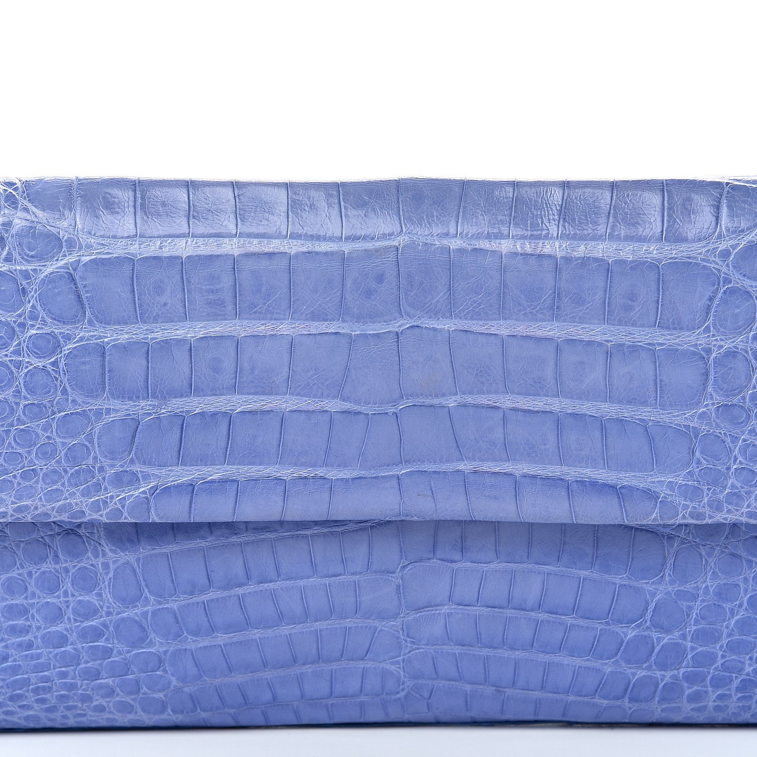 Nancy Gonzalez Crocodile Gotham Flap Clutch Purple 6 of 13