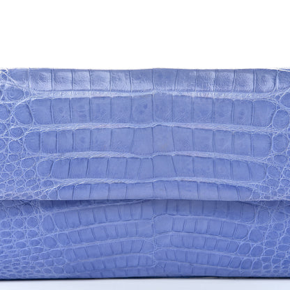 Nancy Gonzalez Crocodile Gotham Flap Clutch Purple 6 of 13