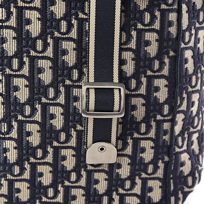 Christian Dior Oblique Backpack Blue White 11 of 11
