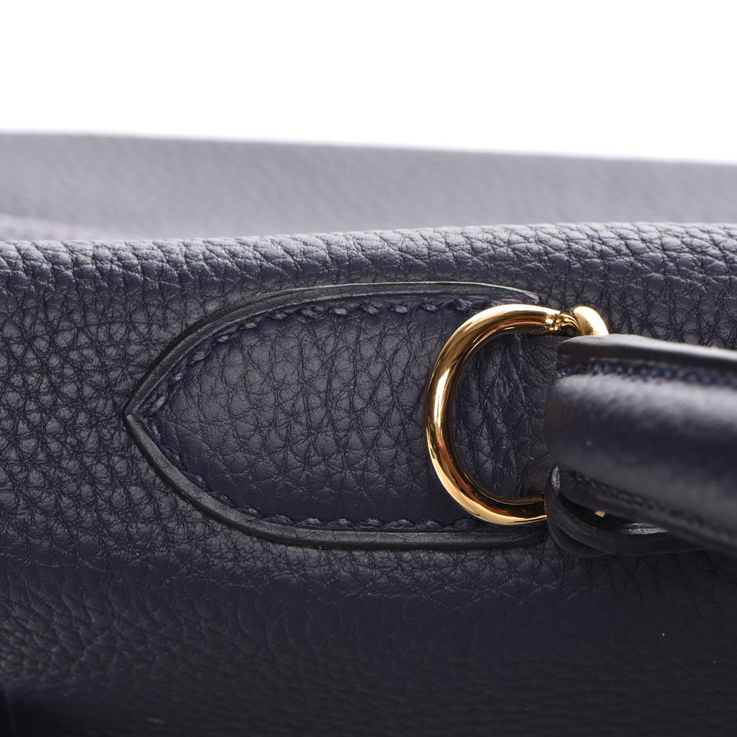 Hermes Togo Kelly Retourne 35 Bleu Nuit 16 of 34