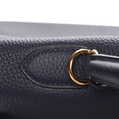 Hermes Togo Kelly Retourne 35 Bleu Nuit 16 of 34