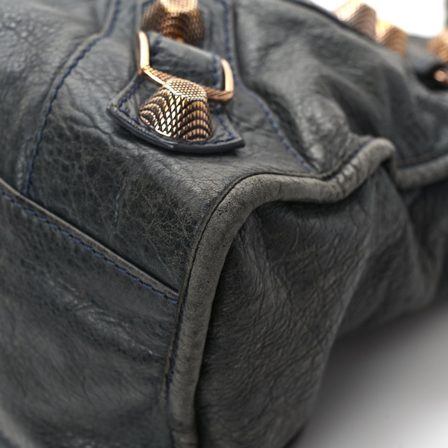 Agneau Giant 21 Rose Gold Hardware City Anthracite