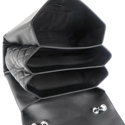 Chanel Calfskin Jumbo Tramezzo Flap Black 5 of 7