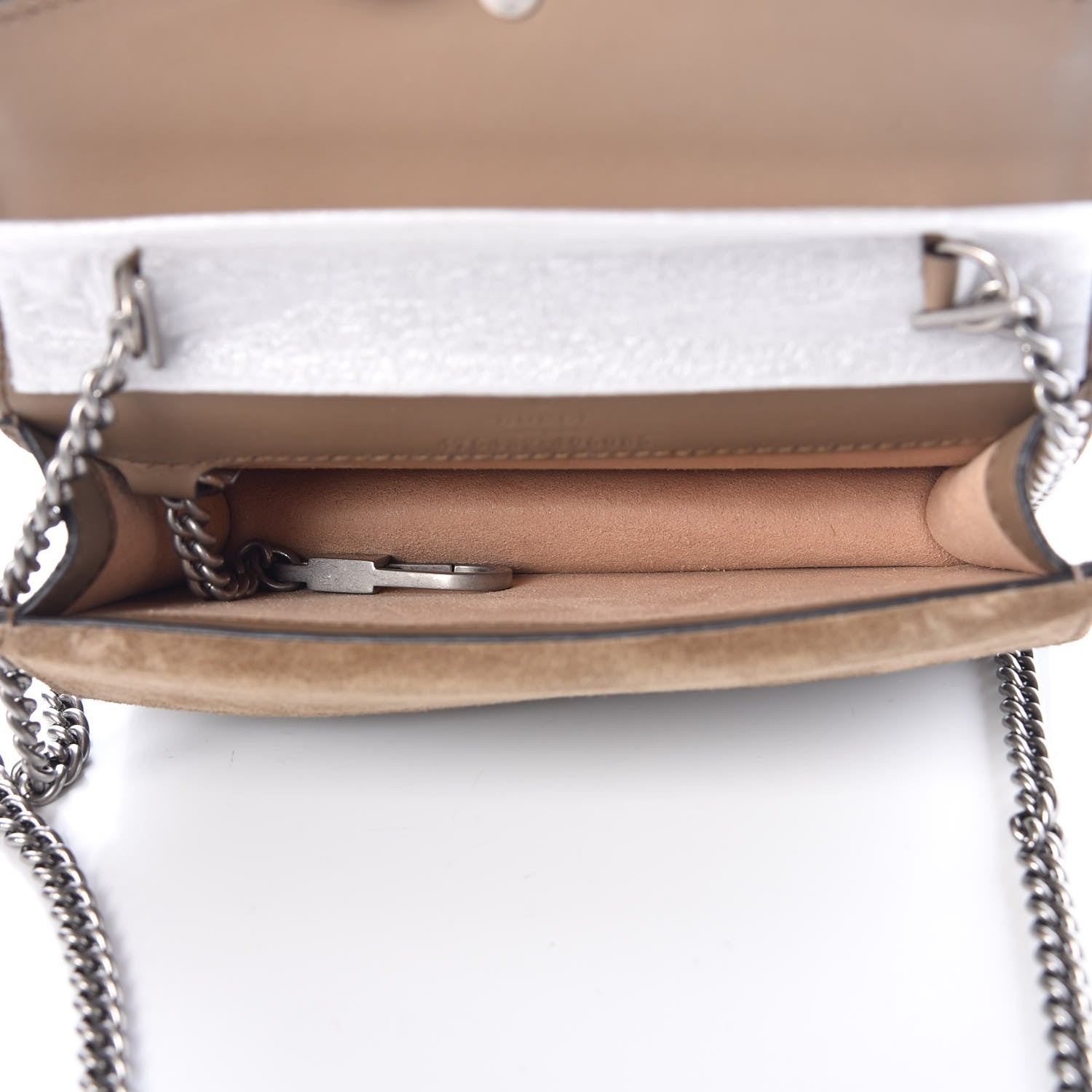 Gucci GG Supreme Monogram Super Mini Dionysus Shoulder Bag Taupe 6 of 9