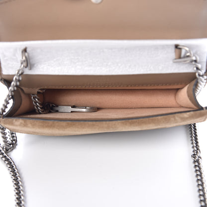 Gucci GG Supreme Monogram Super Mini Dionysus Shoulder Bag Taupe 6 of 9