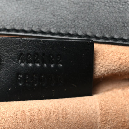 Gucci Calfskin Studded Small Padlock Shoulder Bag Black 6 of 9