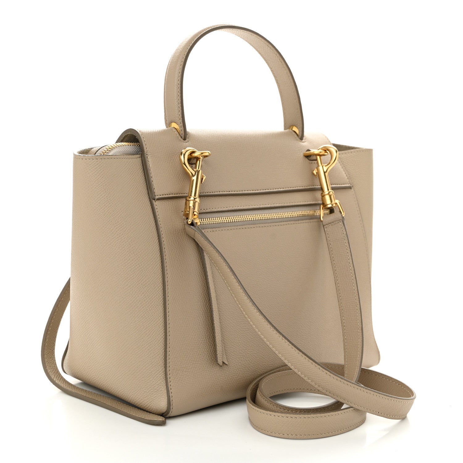 Celine Grained Calfskin Micro Belt Bag Light Taupe 3 of 12