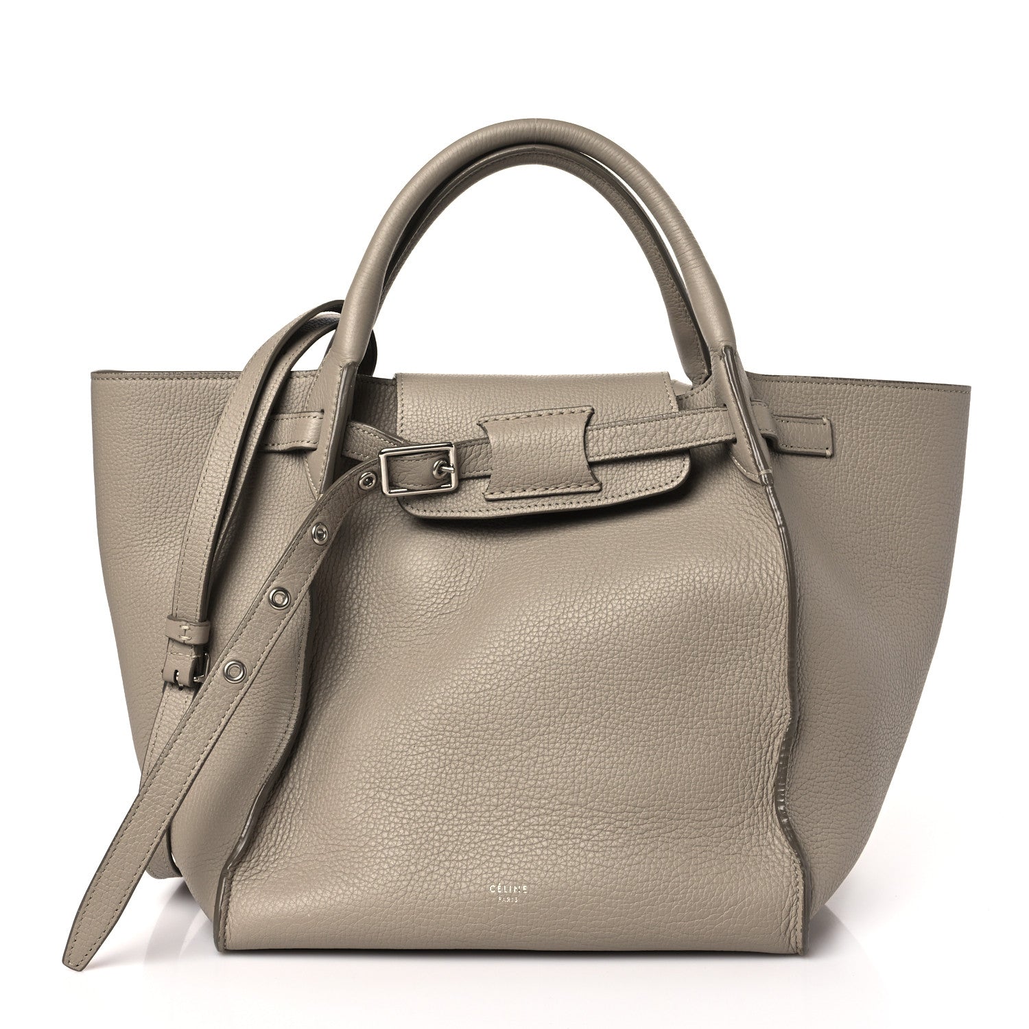 Celine Supple Calfskin Long Strap Small Big Bag Light Taupe 1 of 10