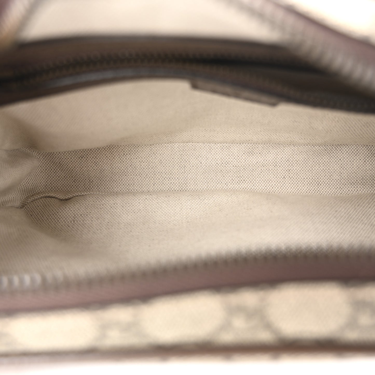 Soft GG Supreme Monogram Medium Ophidia Belt Bag Dark Brown