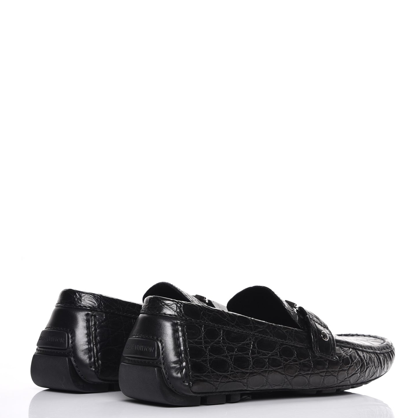 Mens Crocodile Monte Carlo Loafers 11 Black