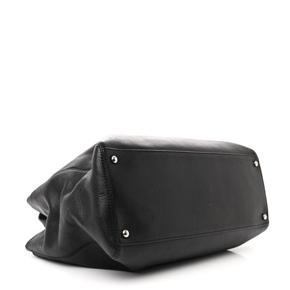 Chanel Calfskin Cerf Executive Shopper Tote Black 4 of 12
