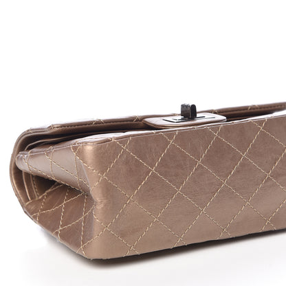 Chanel Metallic Calfskin Quilted 2.55 Reissue 224 Flap Gold 5 of 11