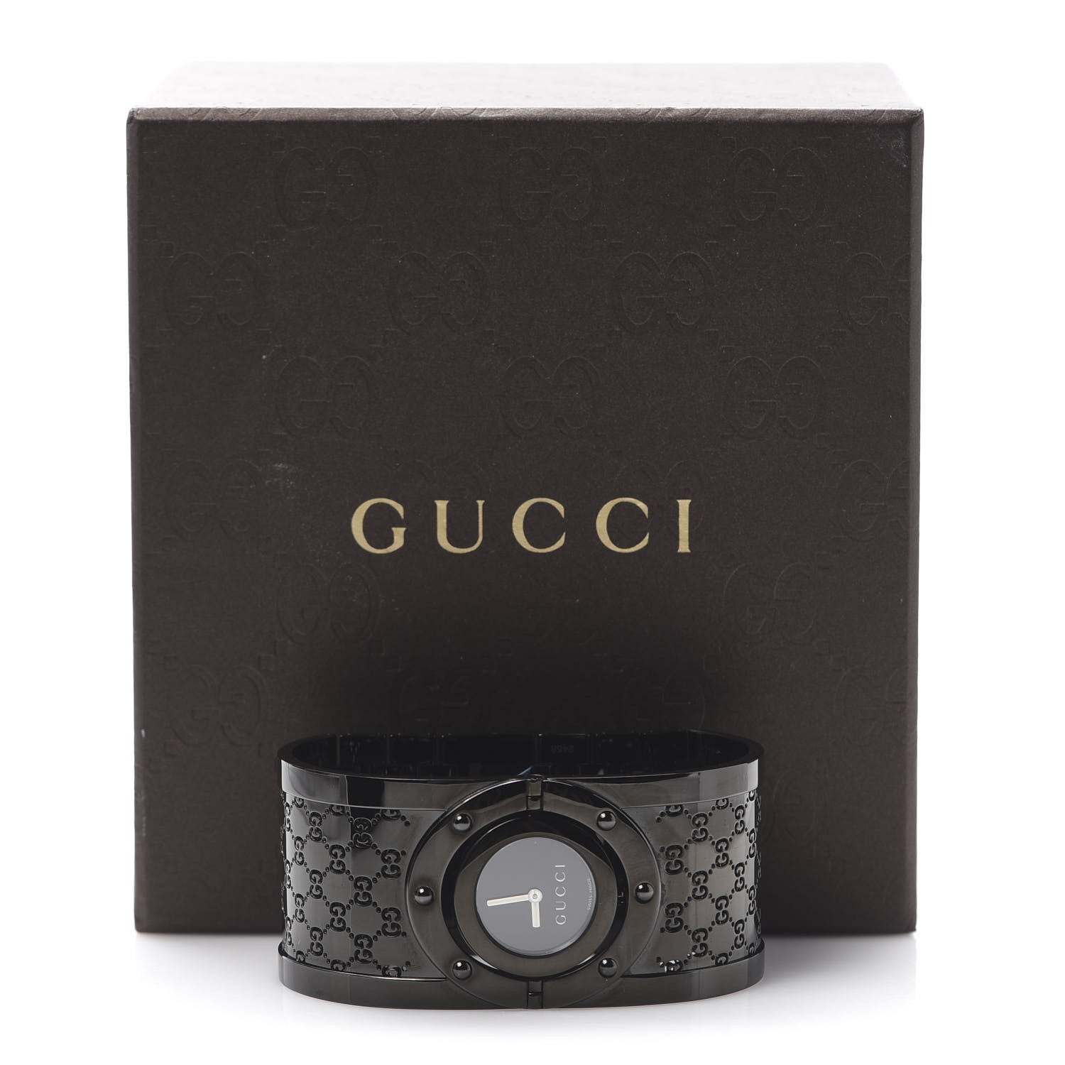 Gucci PVD Stainless Steel 33mm Twirl Quartz Watch Black 7 of 7