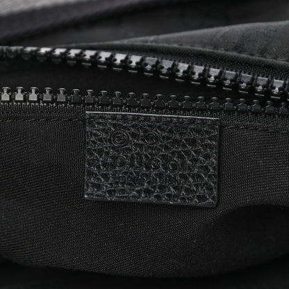 Gucci Nylon Monogram Small Flat Messenger Bag Black 6 of 11