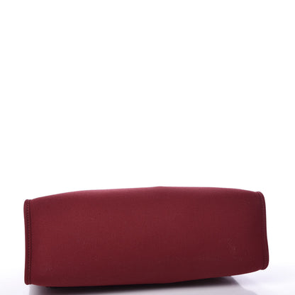 Hermes Vache Hunter Toile Herbag Zip 31 PM Rouge Grenat Natural 4 of 11