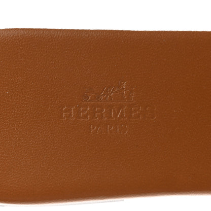 Hermes Calfskin Dune Sandals 38 Beige Dore 7 of 8