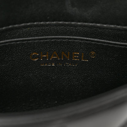 Chanel Lambskin Quilted Mini Heart Charms Flap Black 7 of 10