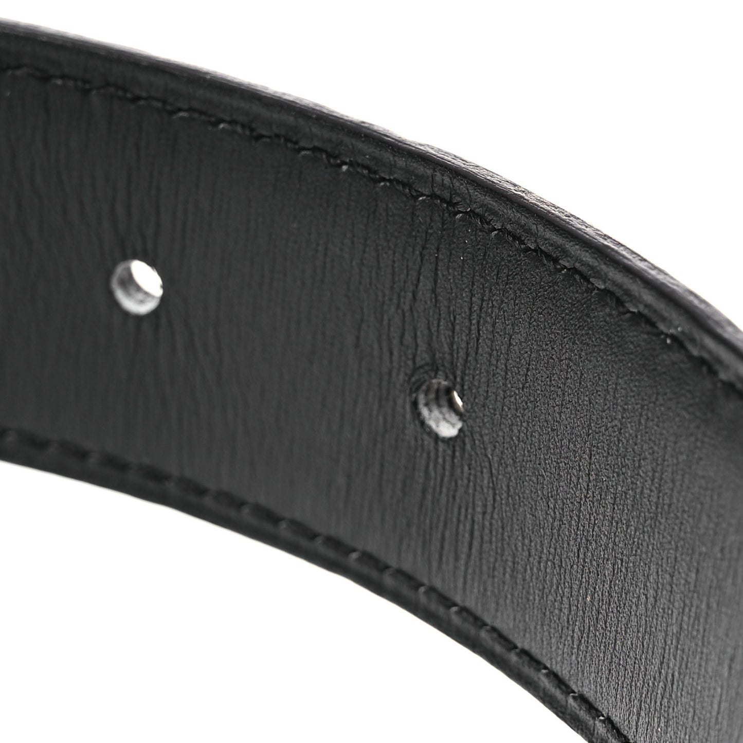 Swift Epsom 24mm Belt Strap 80 Black Etoupe