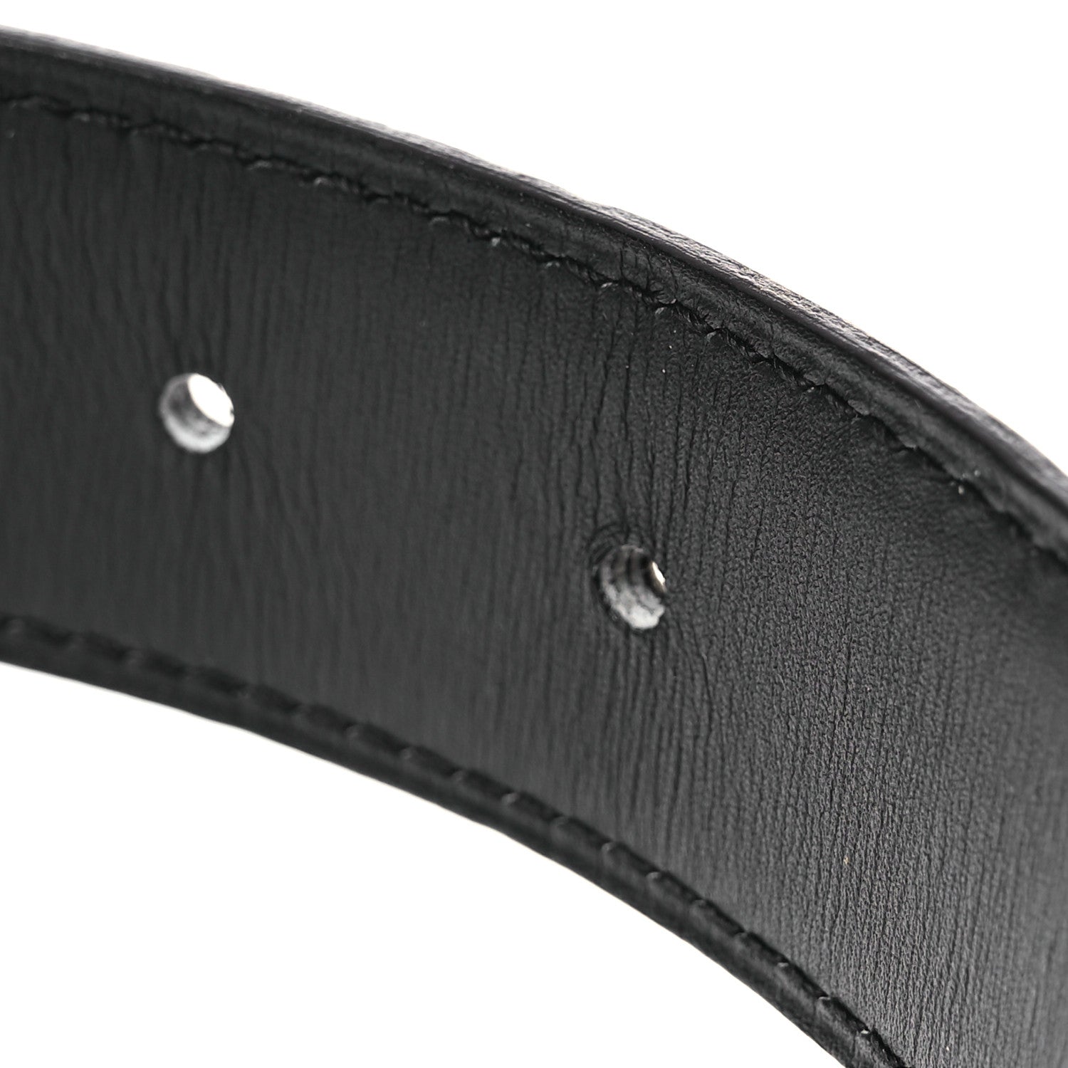 Hermes Swift Epsom 24mm Belt Strap 80 Black Etoupe 8 of 8