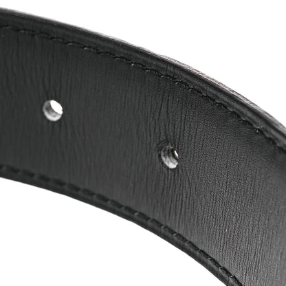 Hermes Swift Epsom 24mm Belt Strap 80 Black Etoupe 8 of 8