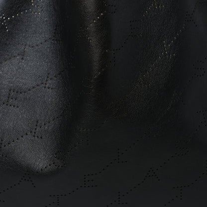 Stella McCartney Eco Alter Nappa Perforated Logo Falabella Reversible Tote Black 8 of 10