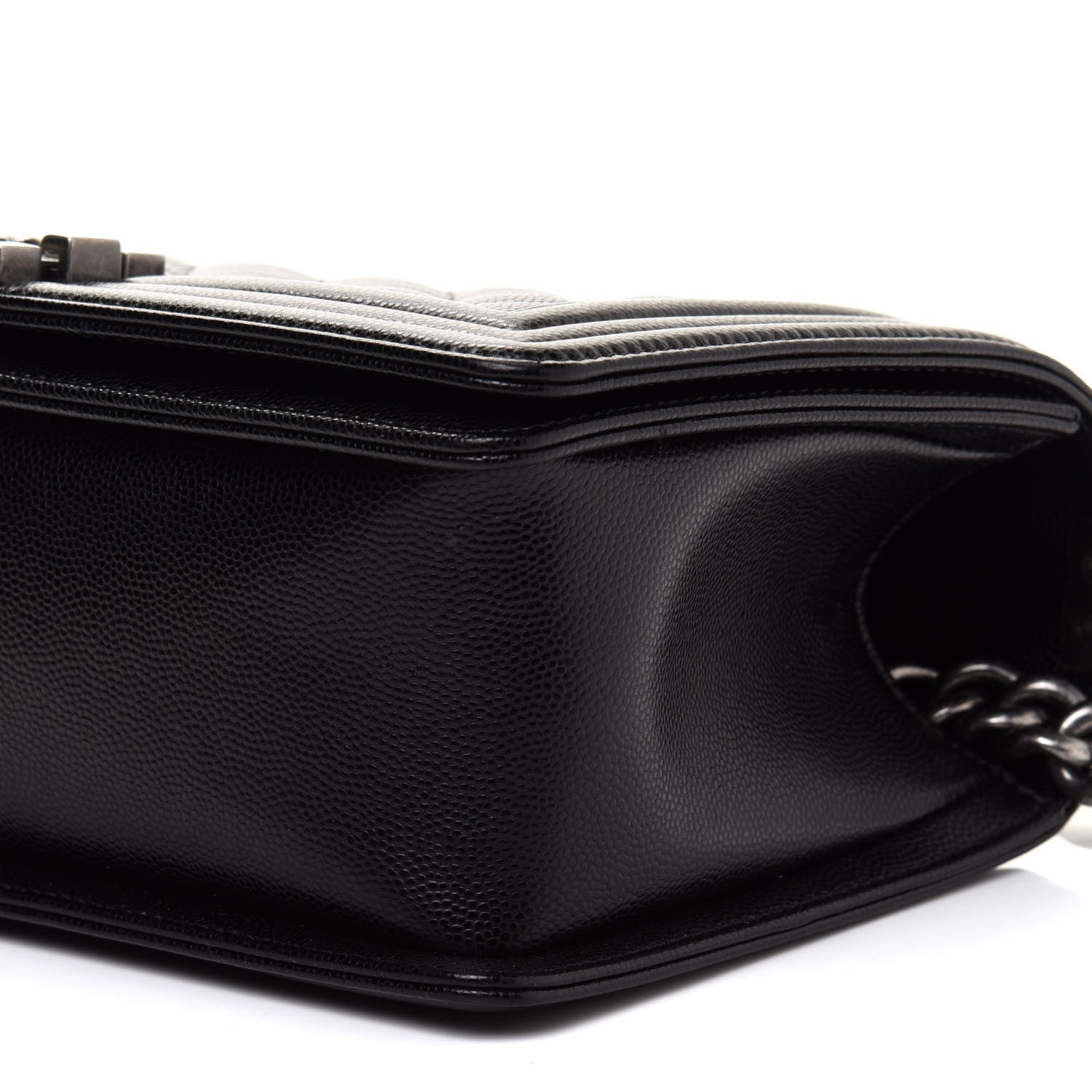 Chanel Caviar Quilted Medium Boy Flap Black 10 of 11