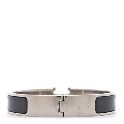 Hermes Matte Enamel Narrow Clic Clac H Bracelet PM Ardoise 3 of 6