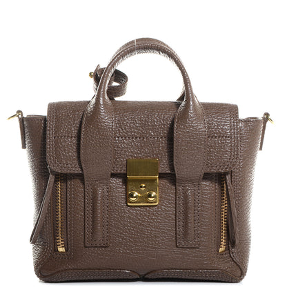 3.1 Phillip Lim 3.1 Leather Mini Pashli Satchel Taupe 1 of 10