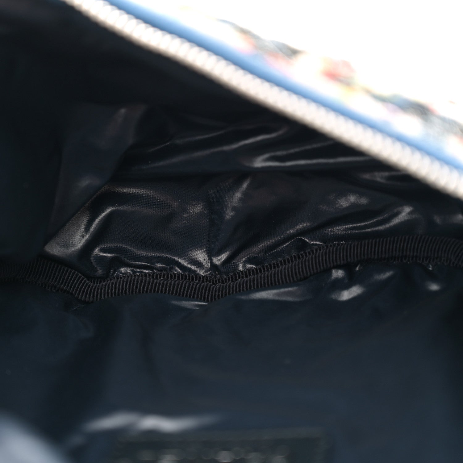 Chanel Lambskin Tweed Waist Bag Blue Multicolor 5 of 12